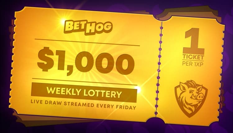 $1000 - Weekly Lottery